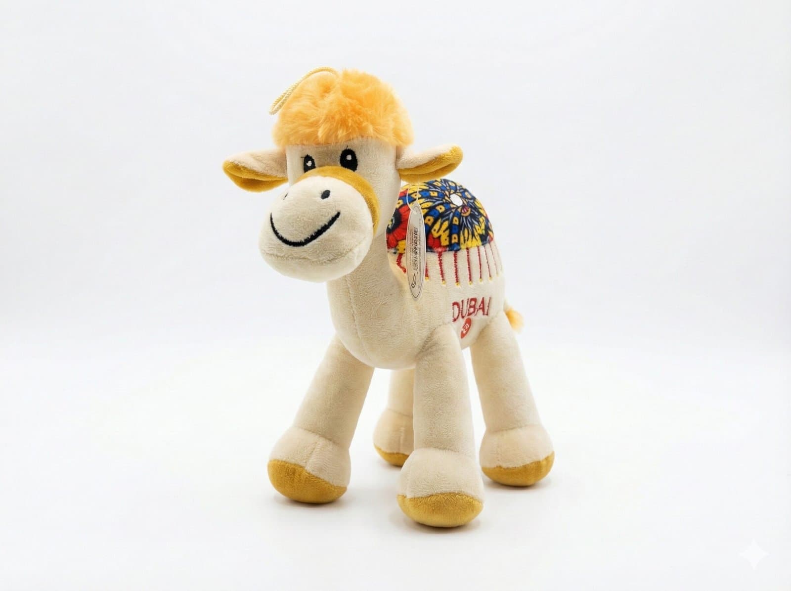 "Sunny" Dubai Edition – Orange & Mosaic Plush Camel Souvenir — image 1
