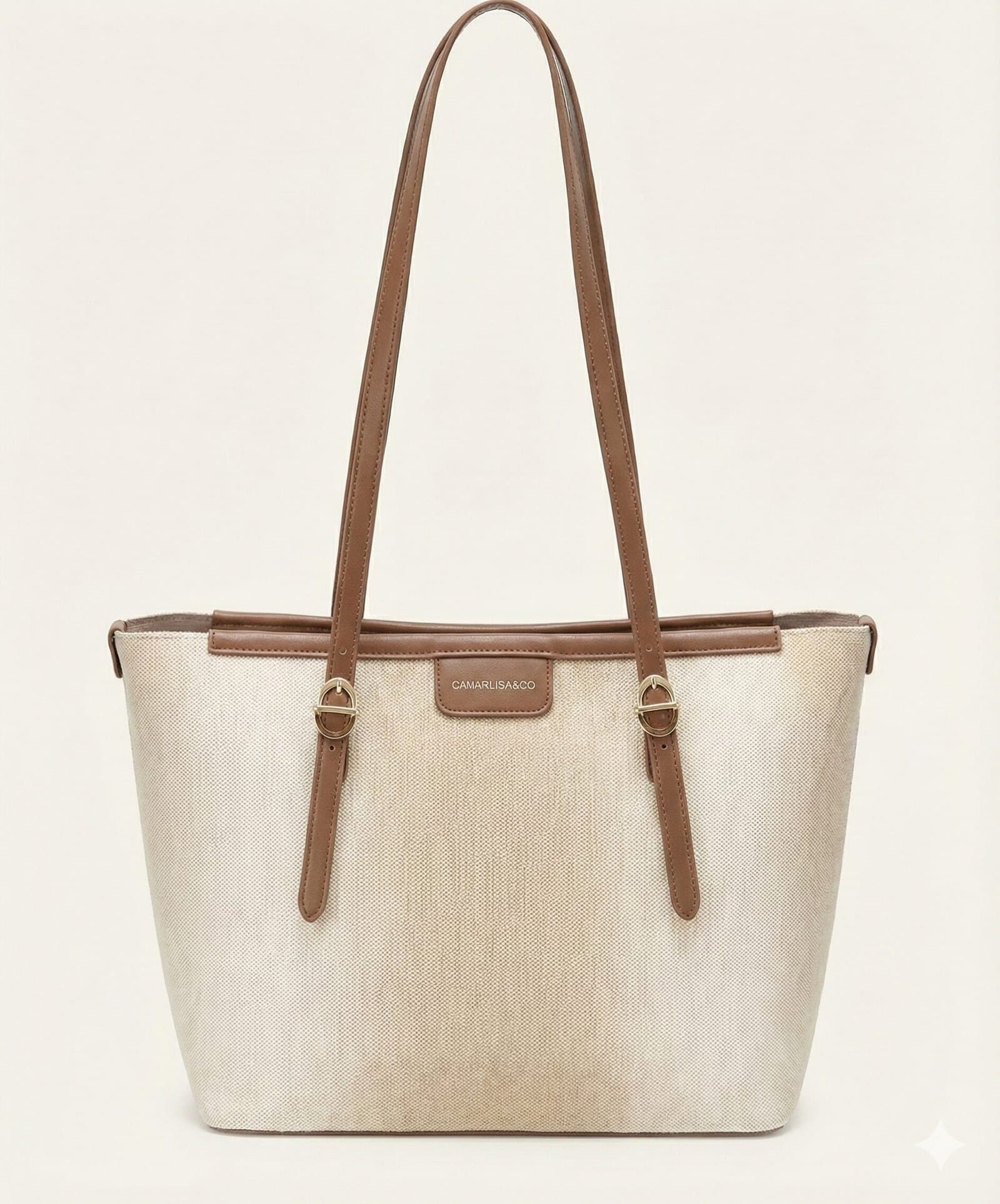 The Metallic Gradient Tote – Champagne Gold — image 1