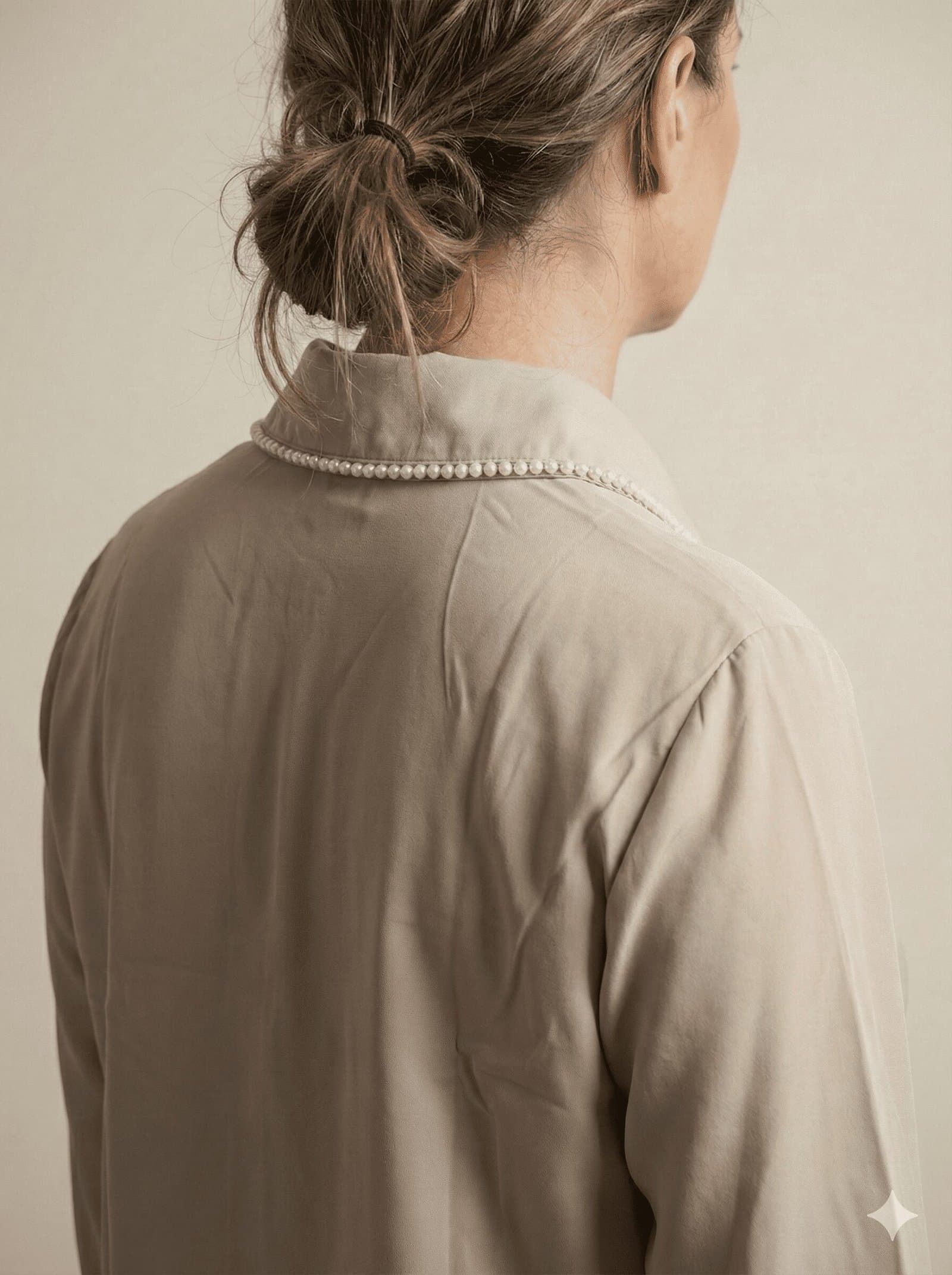 The Embellished Pearl  Collar Shirt — image 3