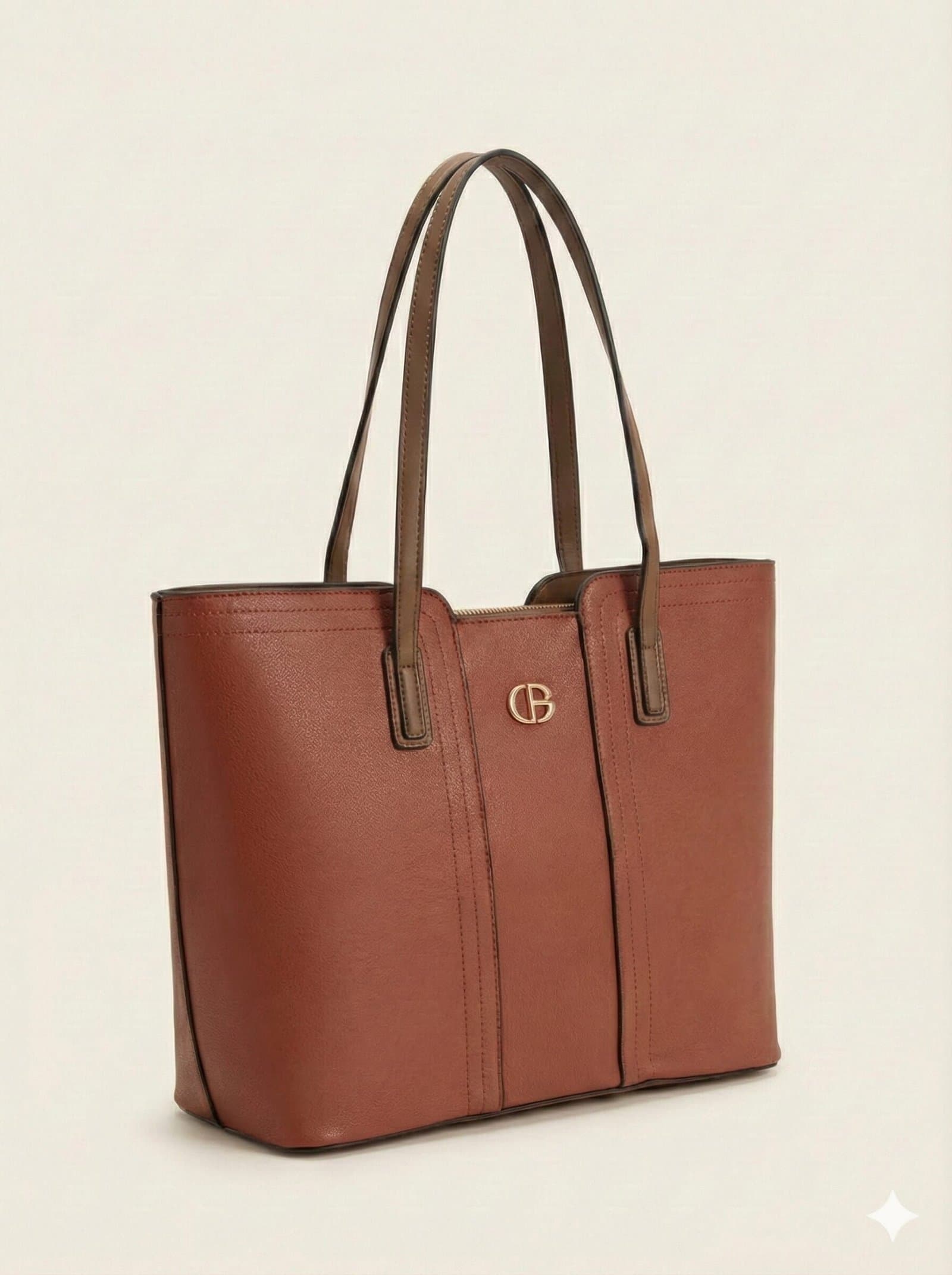 The Essential Two-Tone Tote – Terracotta — image 2