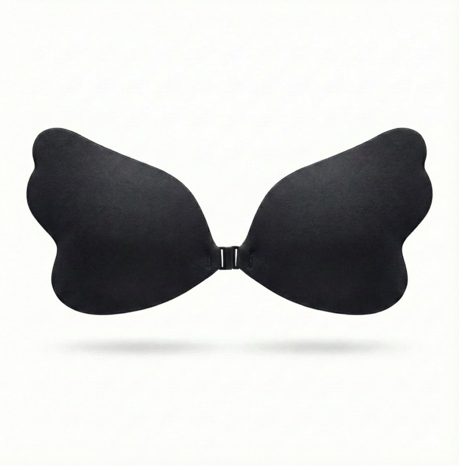 Invisible Wing-Shaped Strapless Adhesive Push-Up Bra – Black — image 1