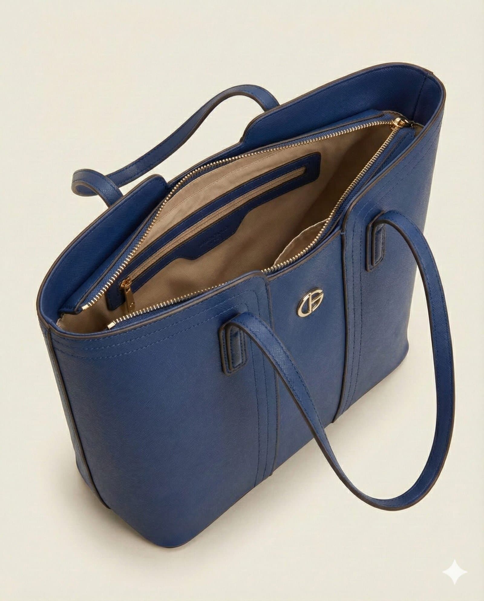 The Essential Structured Tote – Royal Blue — image 3