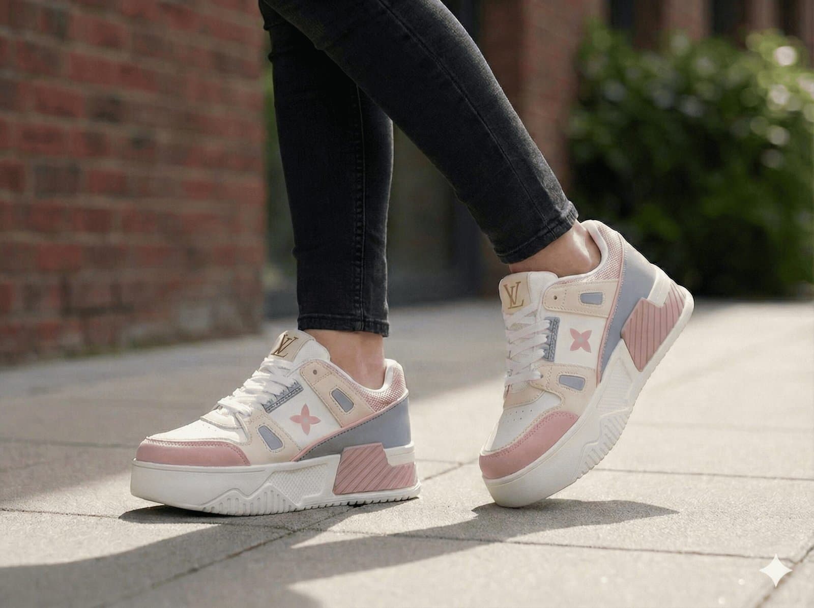 Pastel Block Lux Platform Sneakers — image 6