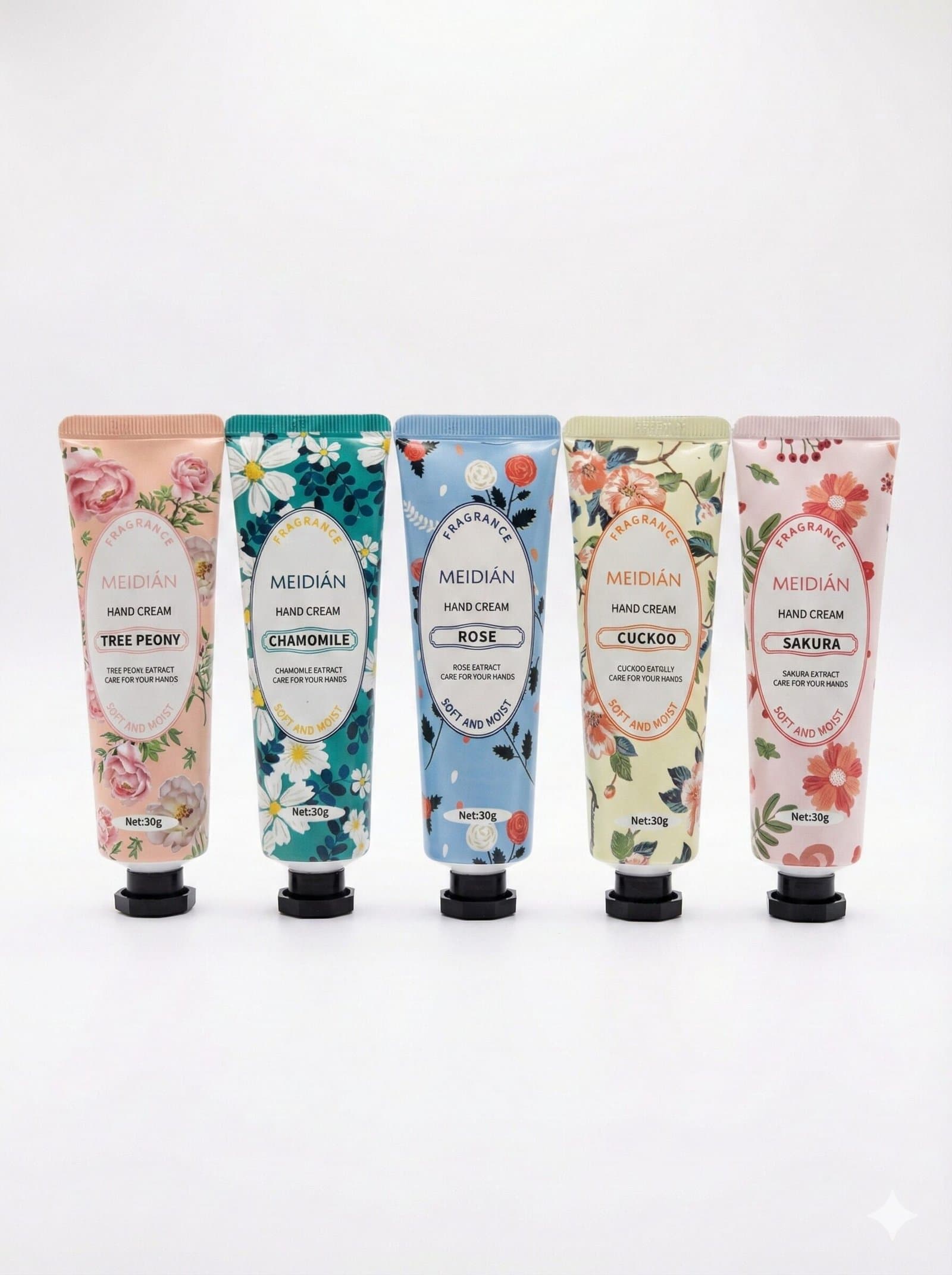 MEIDIÁN Flower Fragrance Hand Cream Combo Set Of (5) — image 4