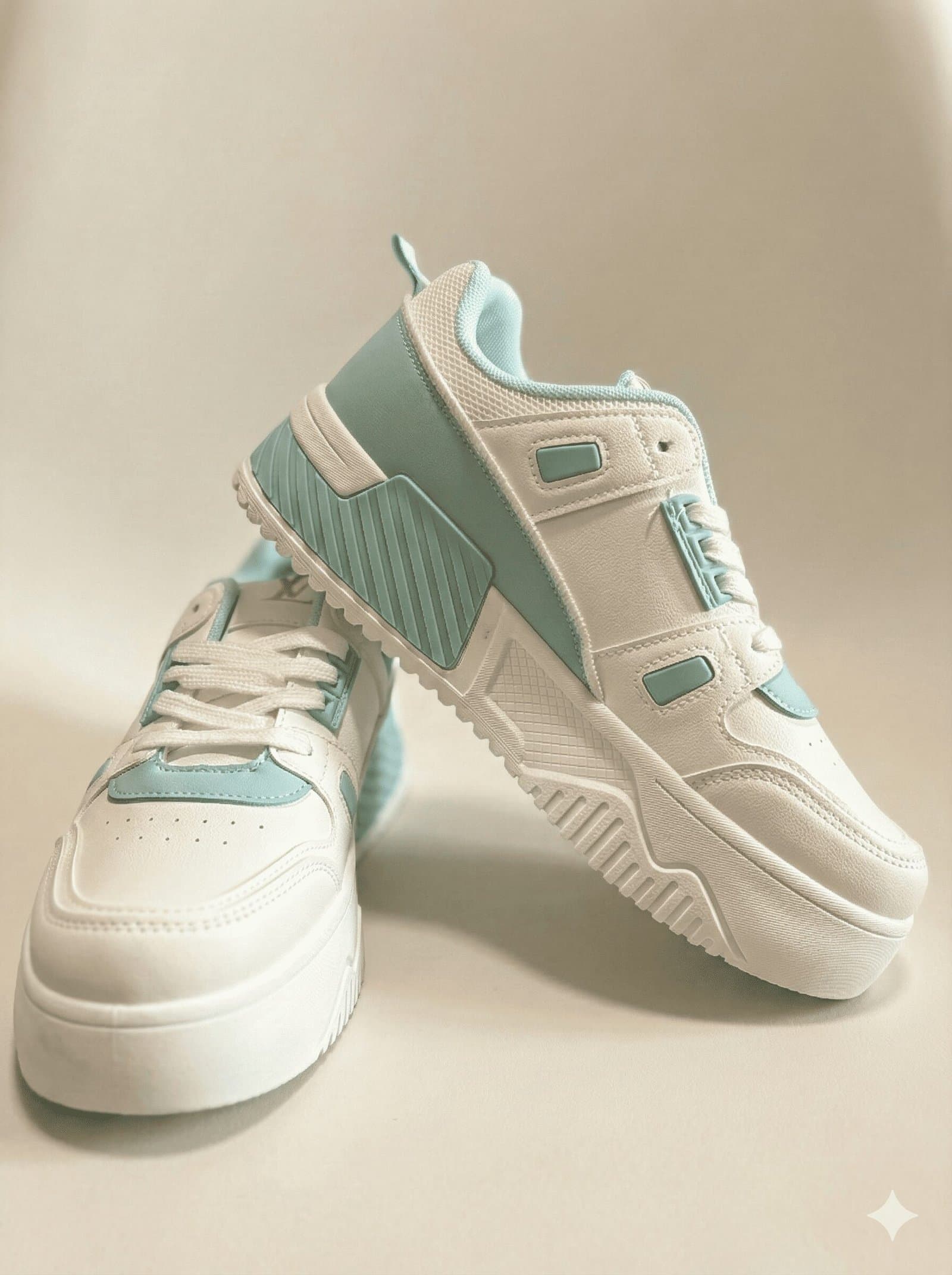 Sky Blue Block Platform Sneakers — image 1