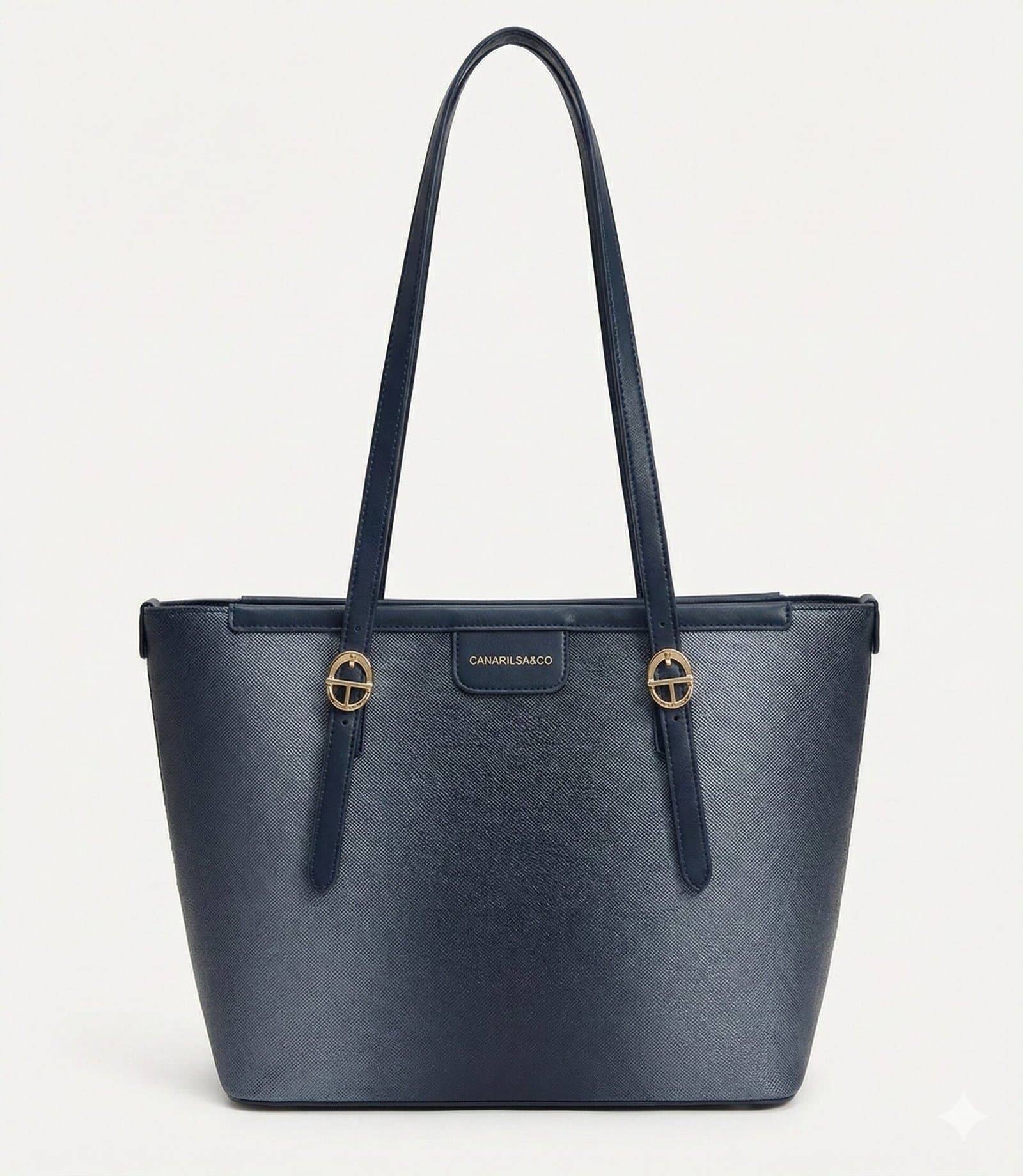 The Metallic Gradient Tote – Navy Blue — image 1