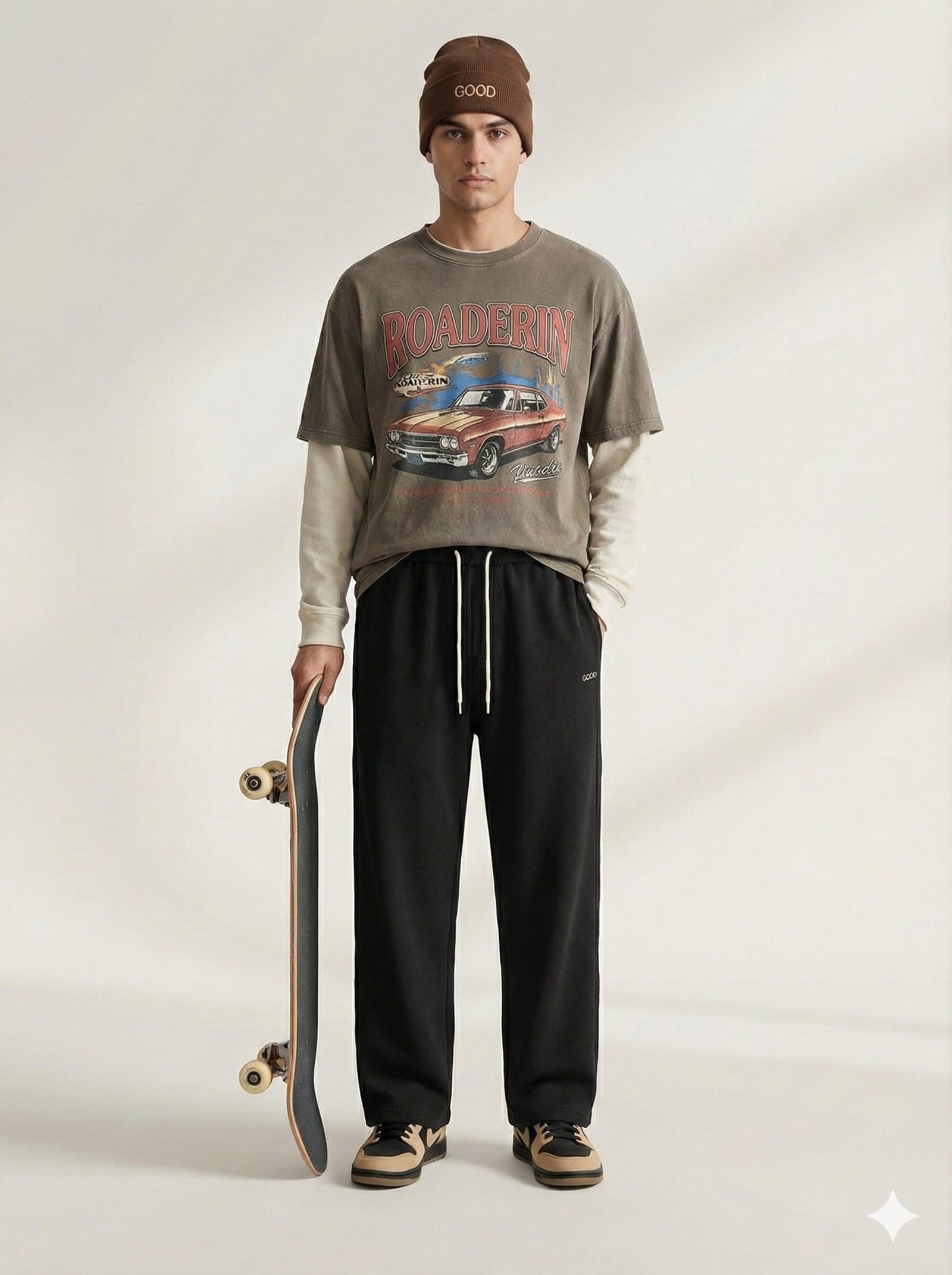 The Black Waffle Pant — image 3