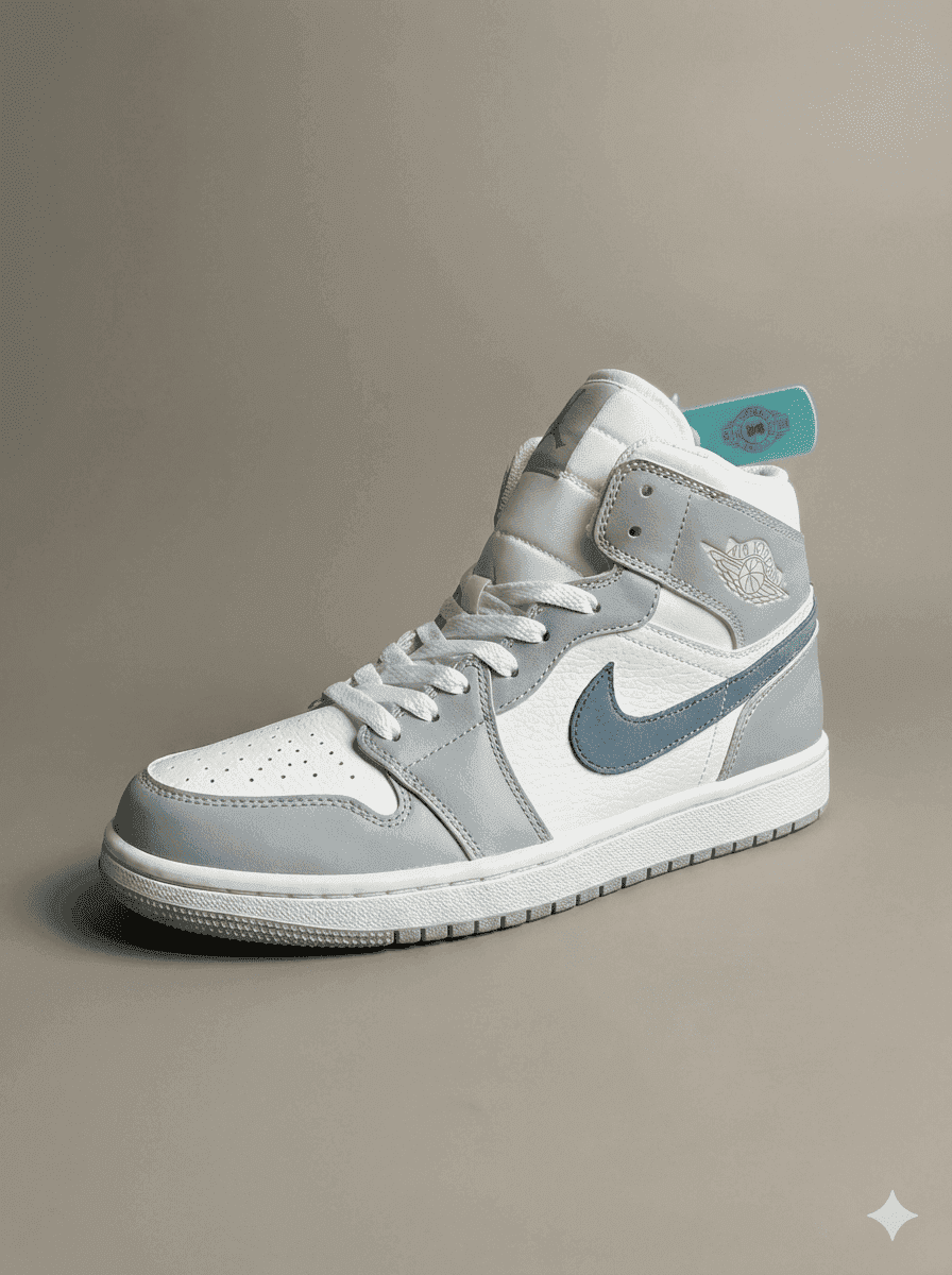 Heritage Air Mid Wolf Grey with Teal Accents — image 4