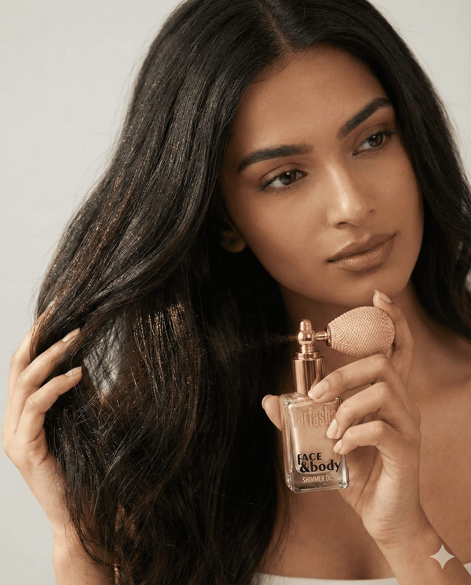 Turkish Face, Hairs & Body Shimmer Dust – Copper Blonde — image 3