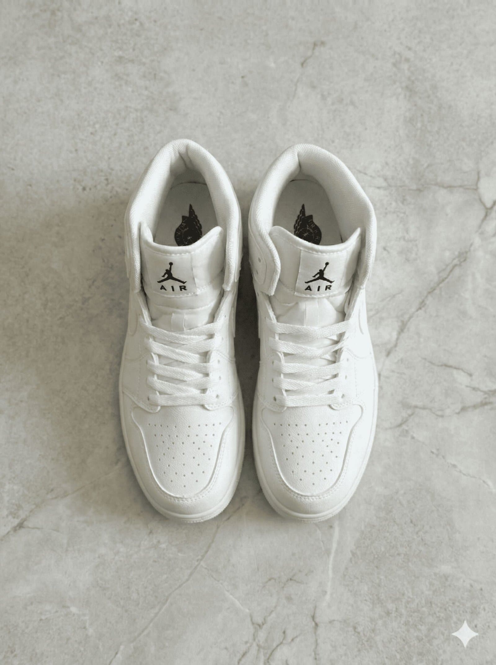 Triple White High-Top Sneakers — image 6
