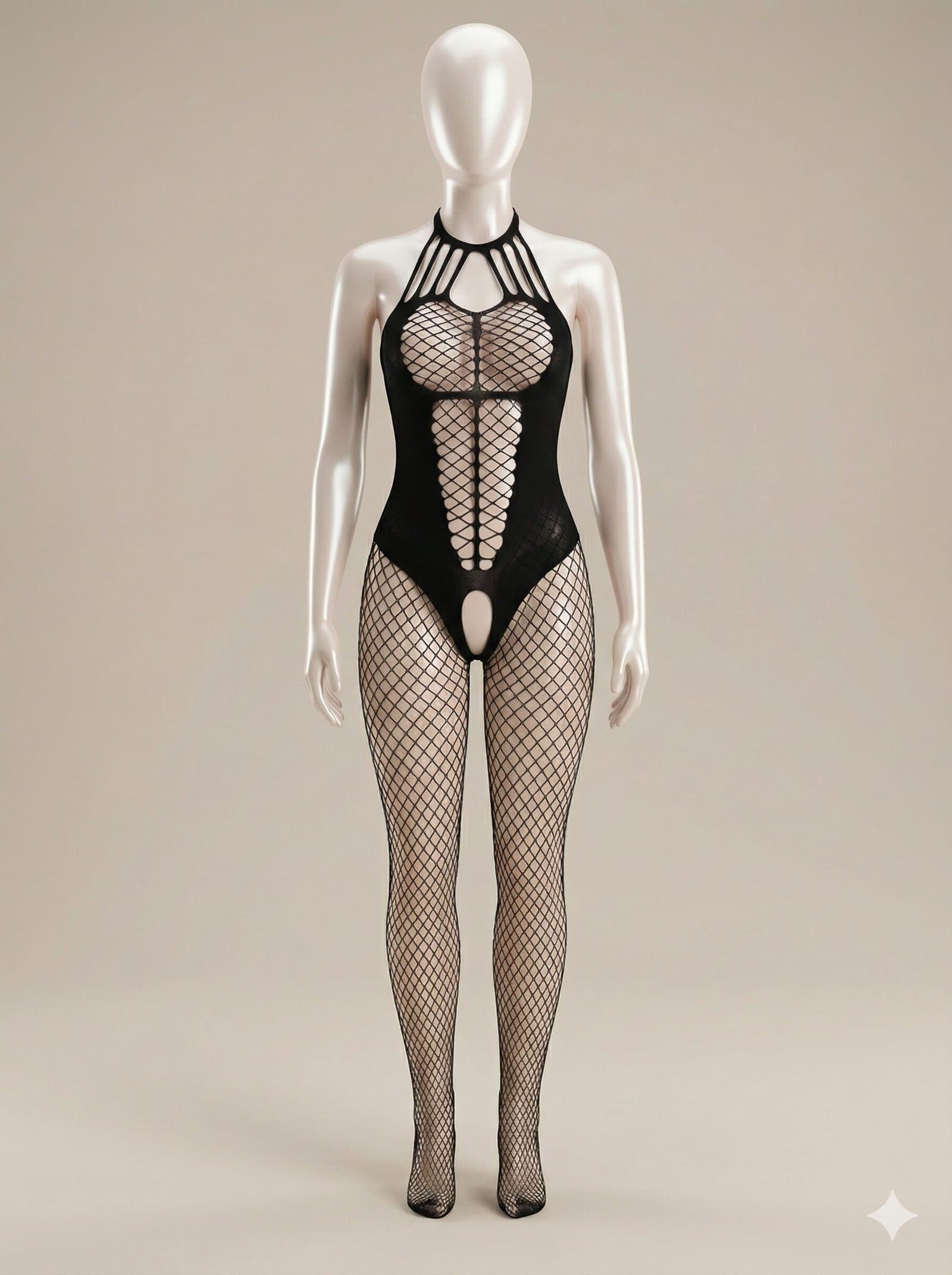 Sexy Black Net Bodystocking — image 2
