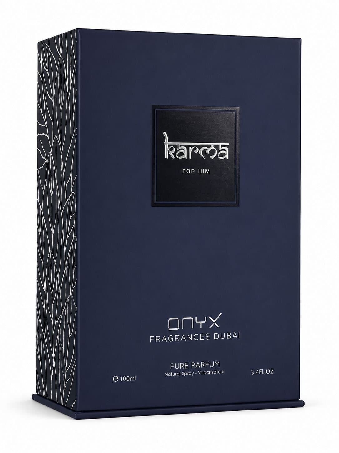 Onyx Fragrances Dubai Karma Him Pure Parfum (100ml) — image 5