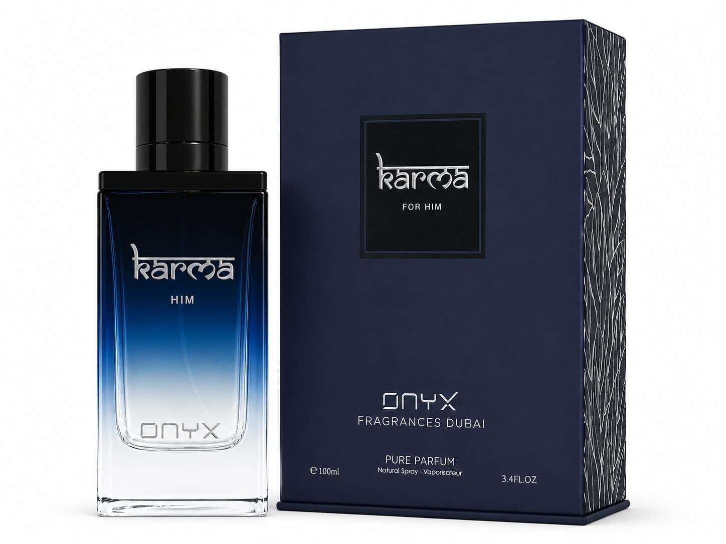 Onyx Fragrances Dubai Karma Him Pure Parfum (100ml) — image 3