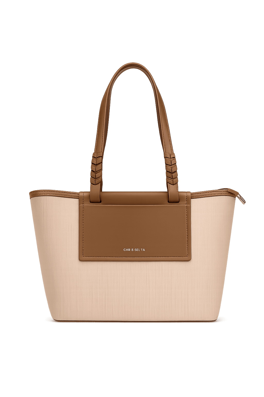 CHRISBELLA Urban Horizon Dual-Tone Tote Bag – Camel Edition — image 1