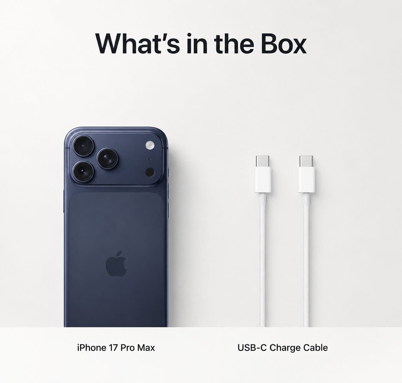 iPhone 17 Pro Max 256 GB Deep Blue 5G (E Sim only) With FaceTime - Middle East Version — image 3