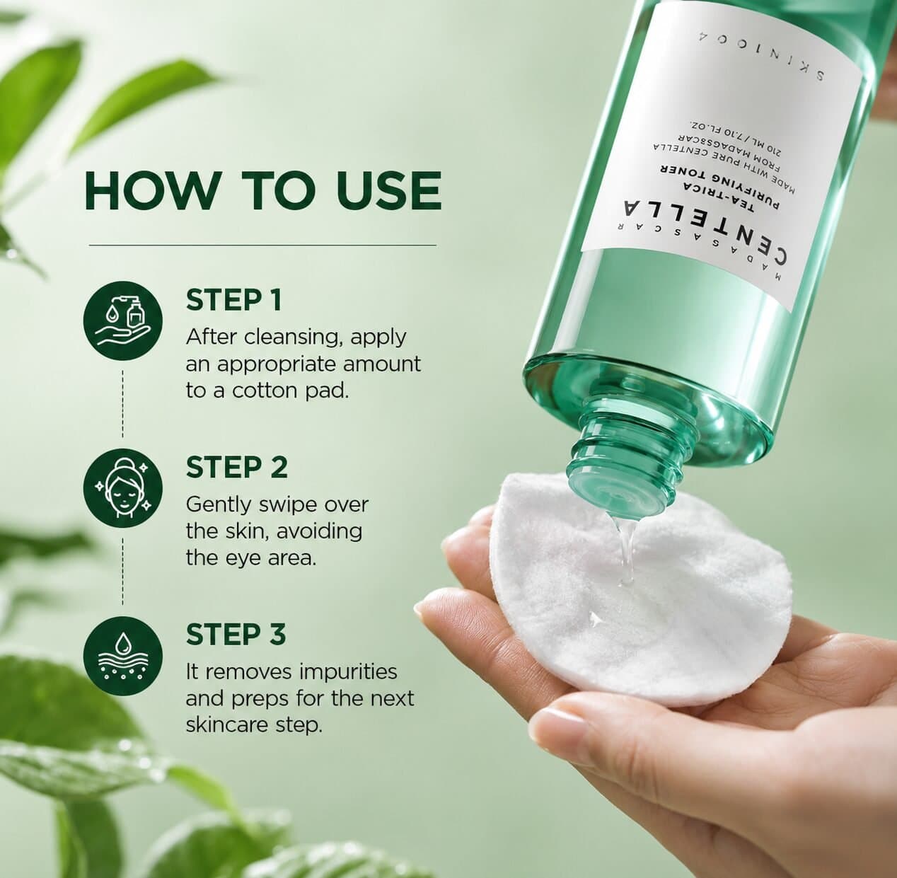 SKIN1004 Madagascar Centella Tea-Trica Purifying Toner — image 5