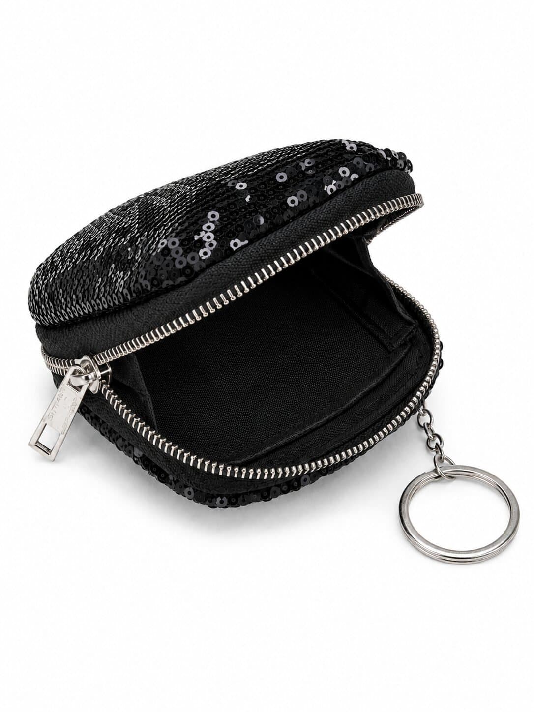 Sparkle Bow Mini Coin Pouch Keychain — image 3