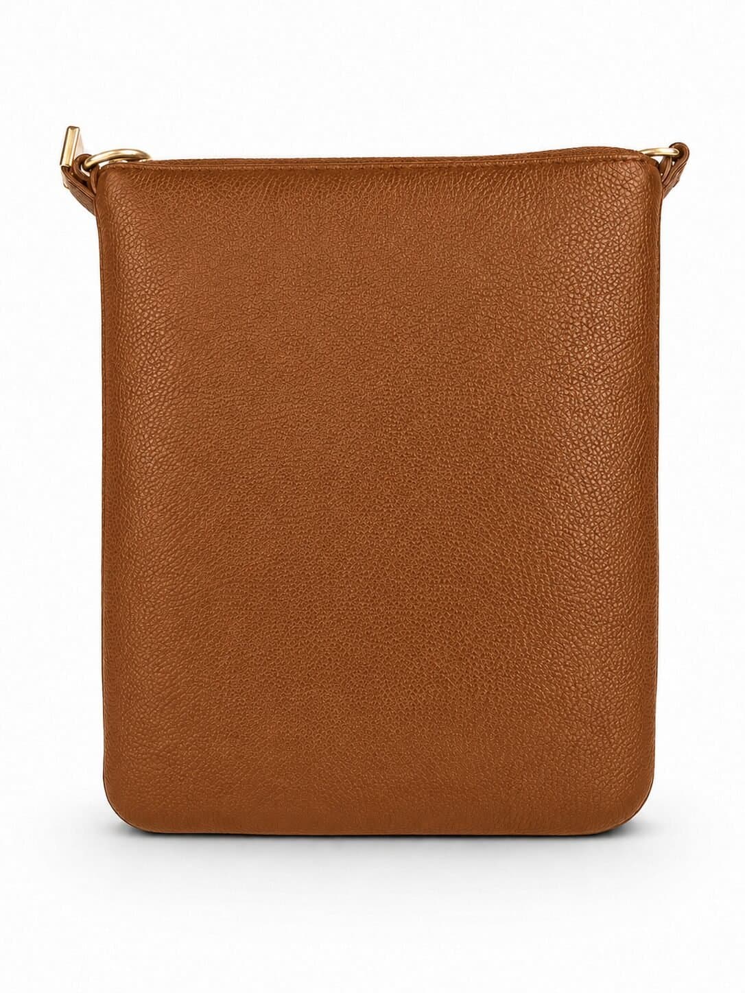 LuxeCharm Classic Cosmetic Pouch – Coffee Brown — image 2
