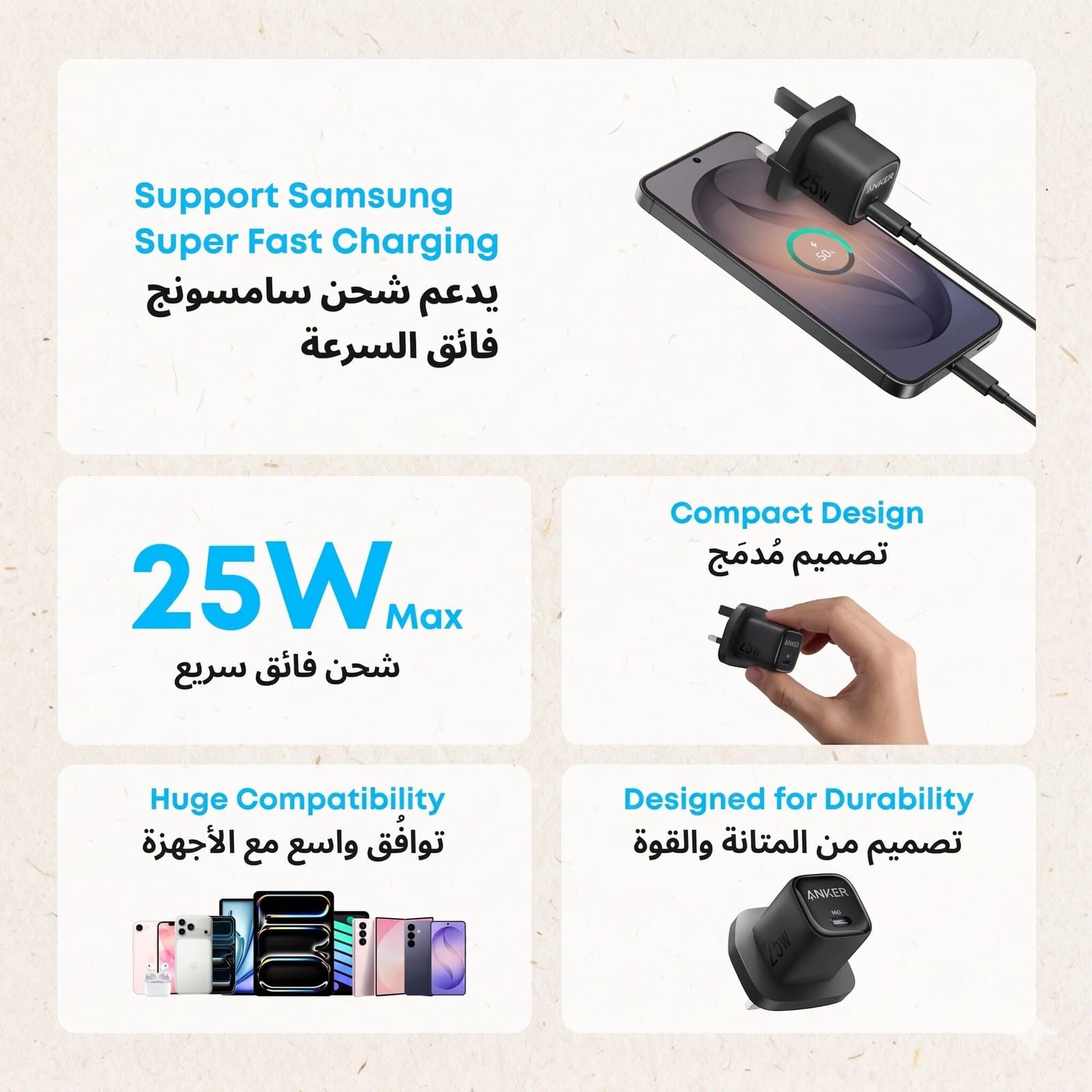 Anker Fast Charger Ultra Compact Design 25W — image 2