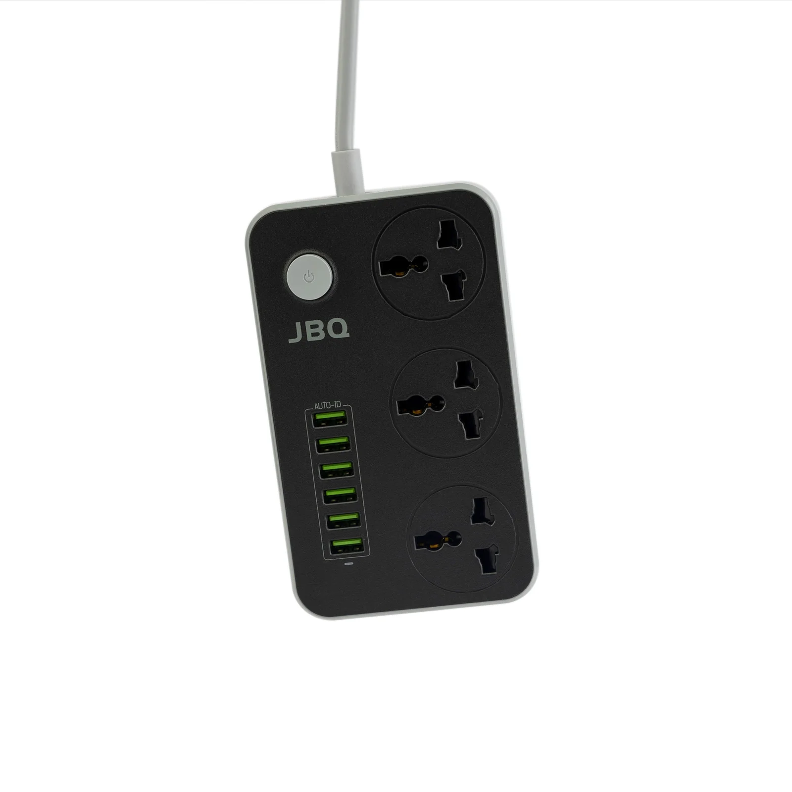 3 AC Socket USB Charger Black/Grey