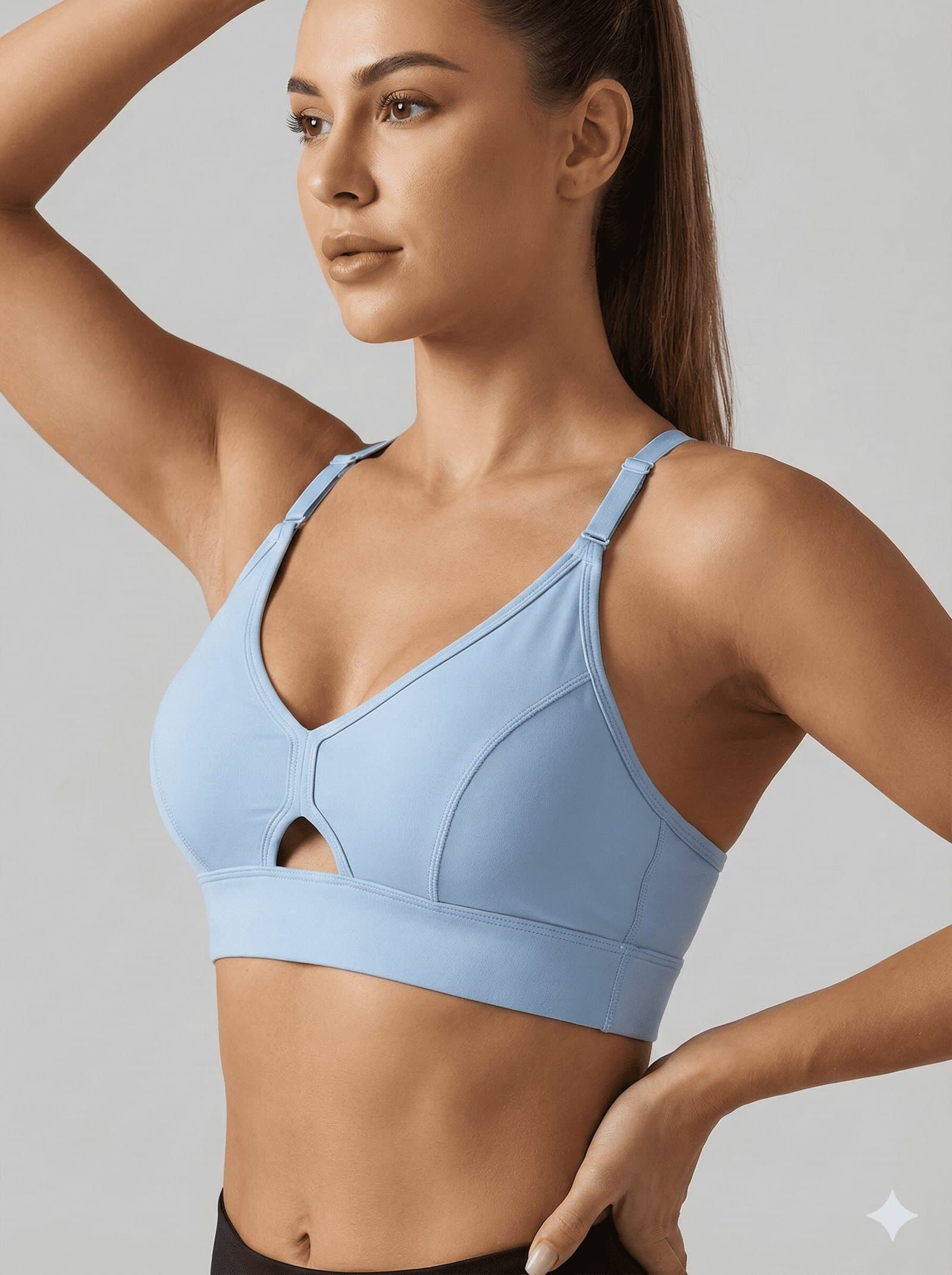 Keyhole Adjustable Sports Bra — image 5