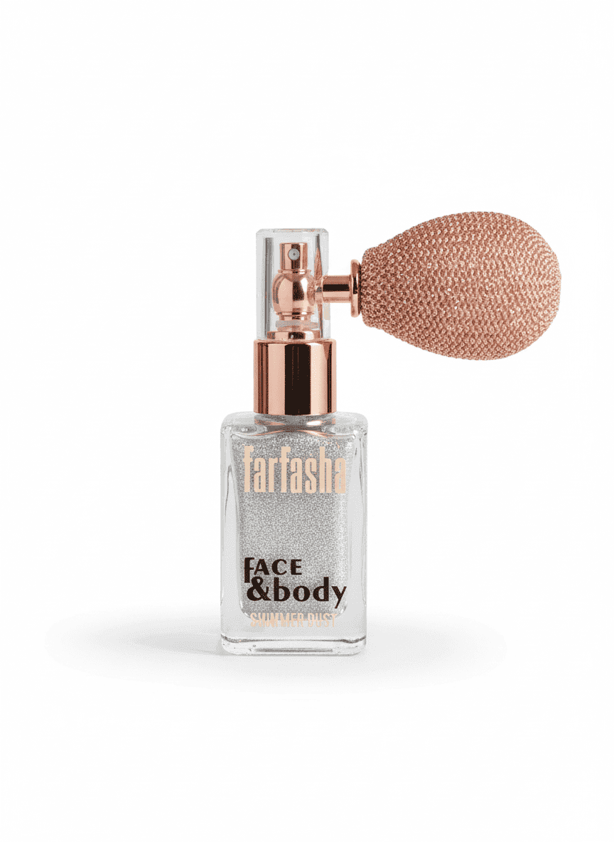 Turkish Face, Hairs & Body Shimmer Dust – Sparkling Silver
